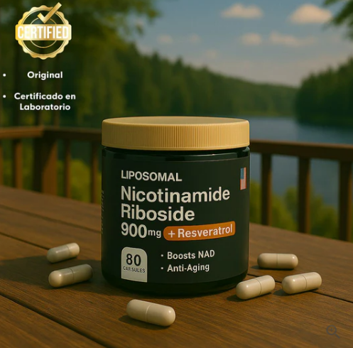Liposomal NAD+ | Suplemento Anti-Envejecimiento Con Resveratrol 🌿