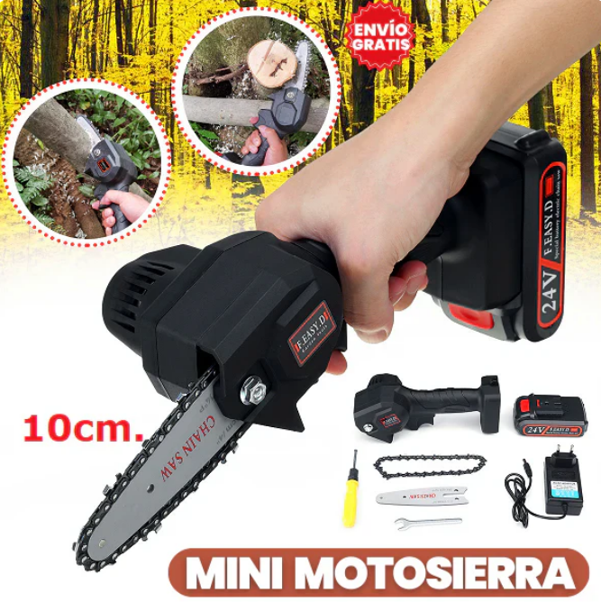 Motosierra Inalámbrica 48V – Doble Sierra, Potente y Portátil